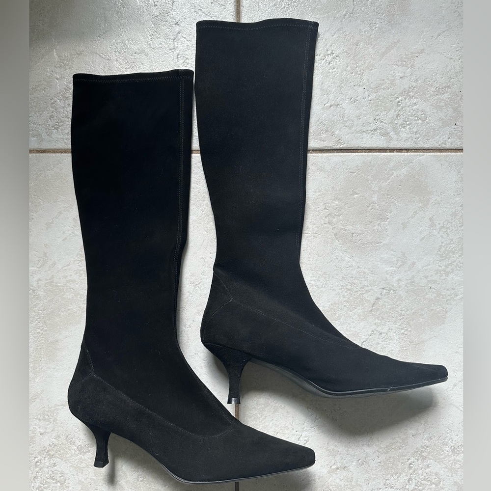 Stuart Weitzman 50mm suede boots A403700